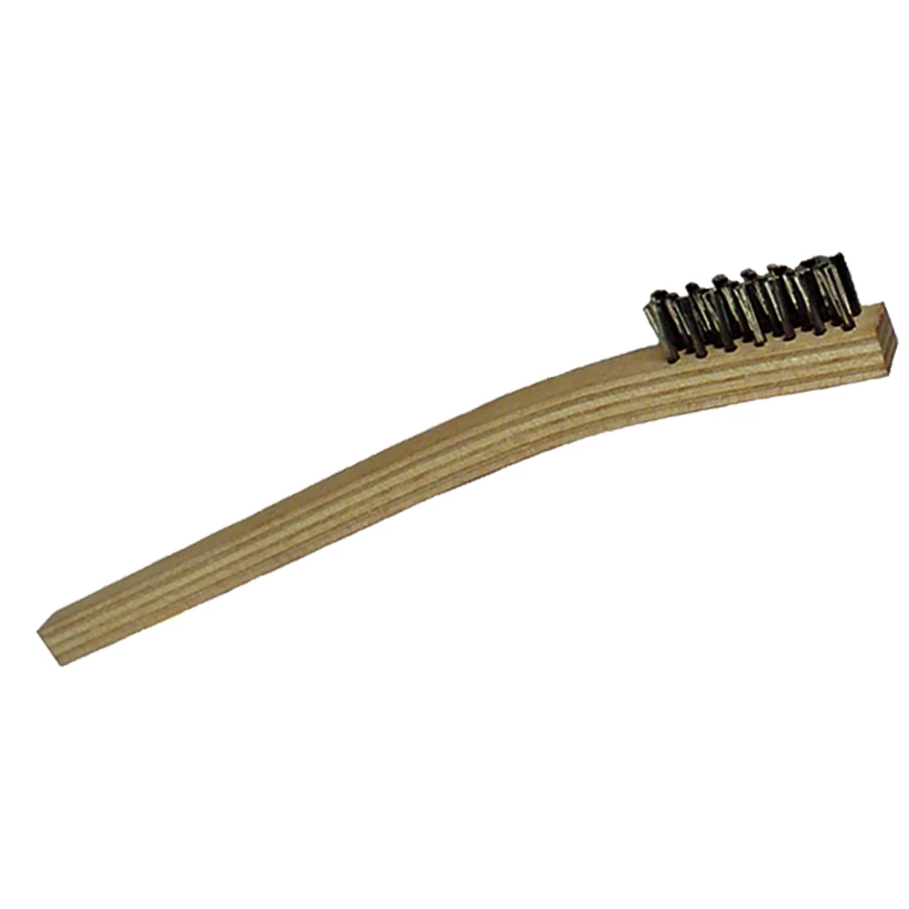 Redtree Industries 61220 Small Wood Handle Scratch Brush - Stainless Steel, 3 Pack - 61220
