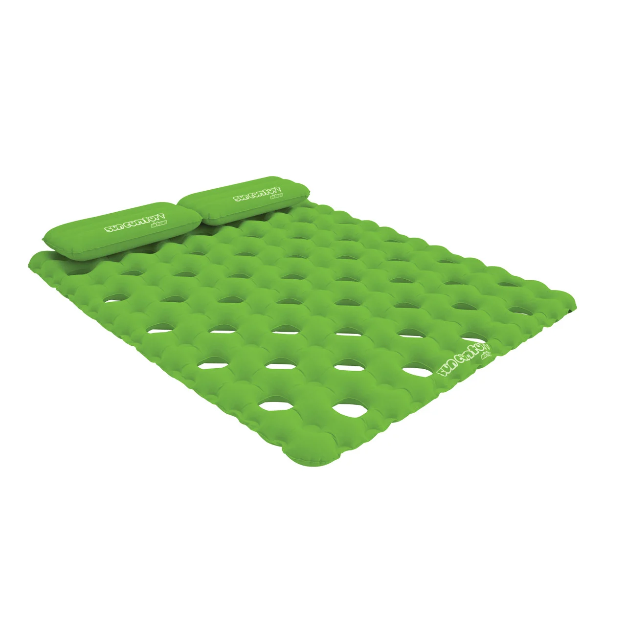Airhead AHSC-016 Sun Comfort Cool Suede Double Pool Mattress - Lime - AHSC-016