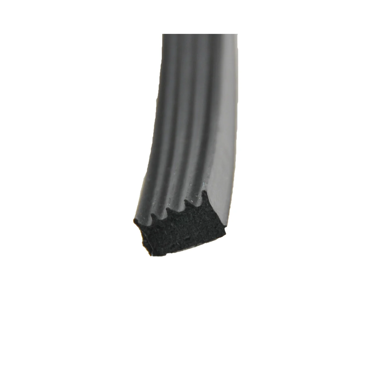 AP Products 018-855 Ribbed Foam Seal with PSA Tape - 1/2" x 5/16" x 50' - 018-855