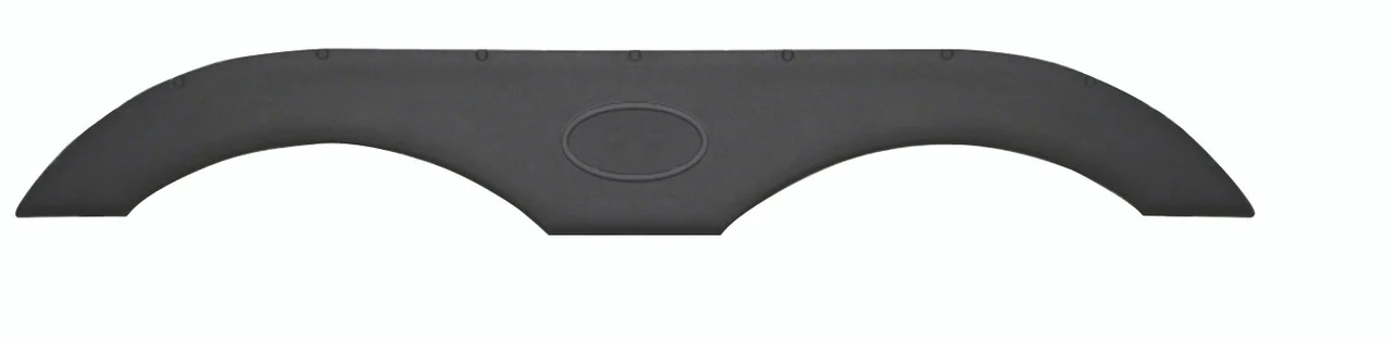 Icon 01776 Tandem Axle Fender Skirt FS1770 for Keystone - Black - 1776