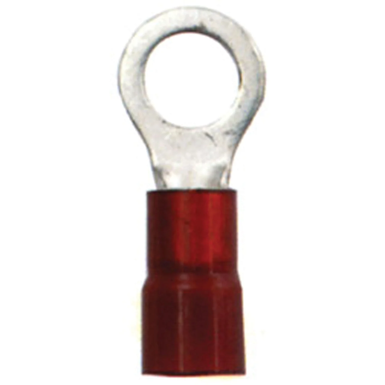 Ancor 230202 Nylon Ring Terminal - 22-18, #8, Red, Pack of 6 - 230202