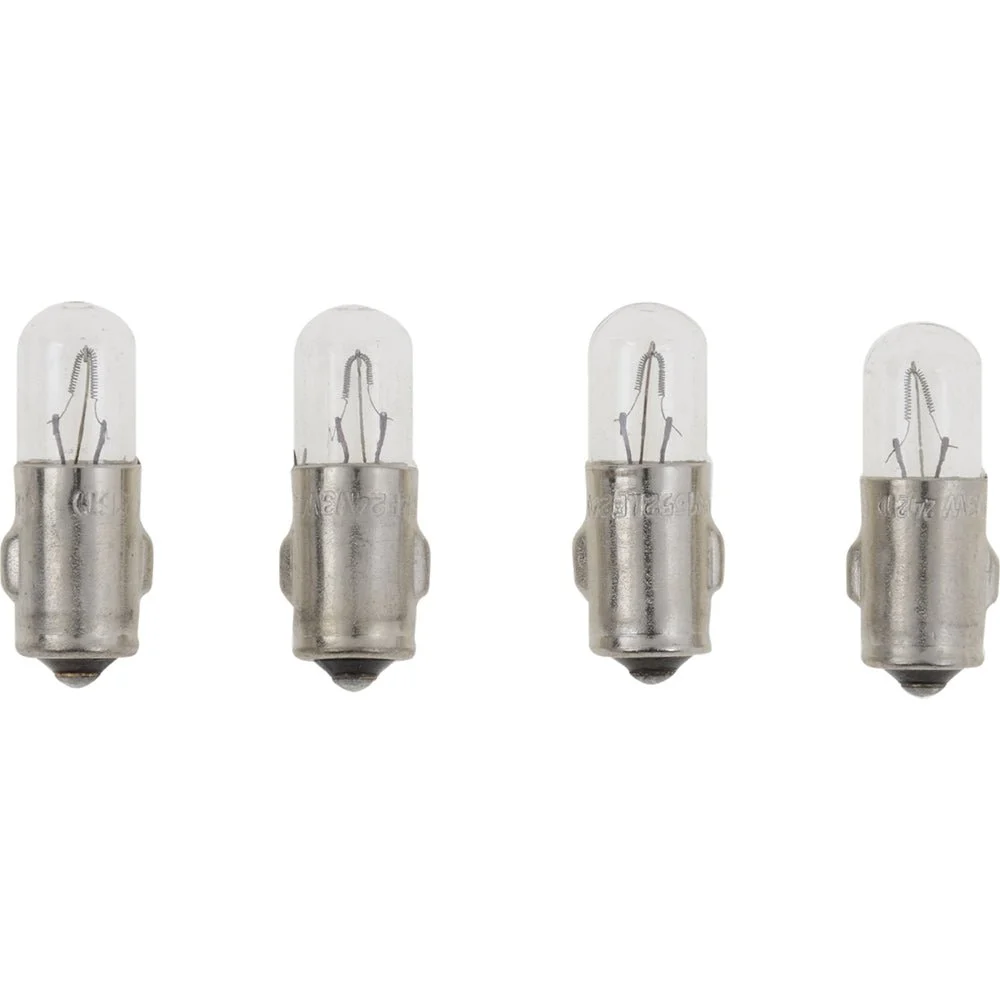 Vdo Type A - White Metal Base Bulb - 12V - 4-Pack – Marine Boat Replacement Part