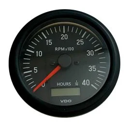 Vdo Cockpit International Gen Ii 4k Rpm Tachometer W/Hourmeter