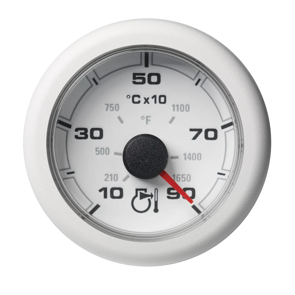 Veratron 52MM (2-1/16") OceanLink Pyrometer Gauge (900° C/1650° F) - White Dial & Bezel