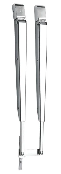 Vetus Stainless Steel Parallel Wiper Arm Set 386 - 471mm Length - DIN taper