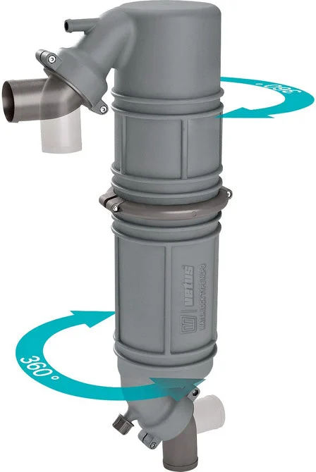 Vetus Waterlock Gooseneck 40mm I.D. - 0.8 Gal. Capacity
