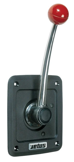 Vetus Side Mounted Single Lever Remote SS Handle Plastic Housing