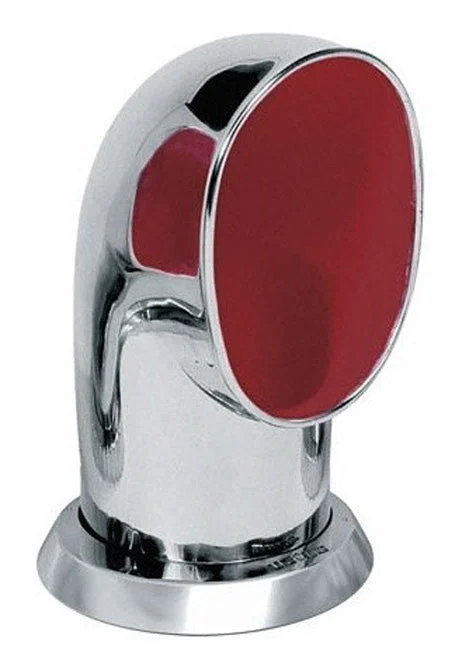 Vetus Cowl Ventilator TOM - 100mm - SS 316 - Red Interior