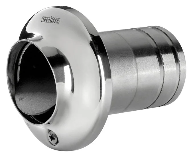 Vetus Tansom Exhaust Connection SS w/Check Valve - 102mm
