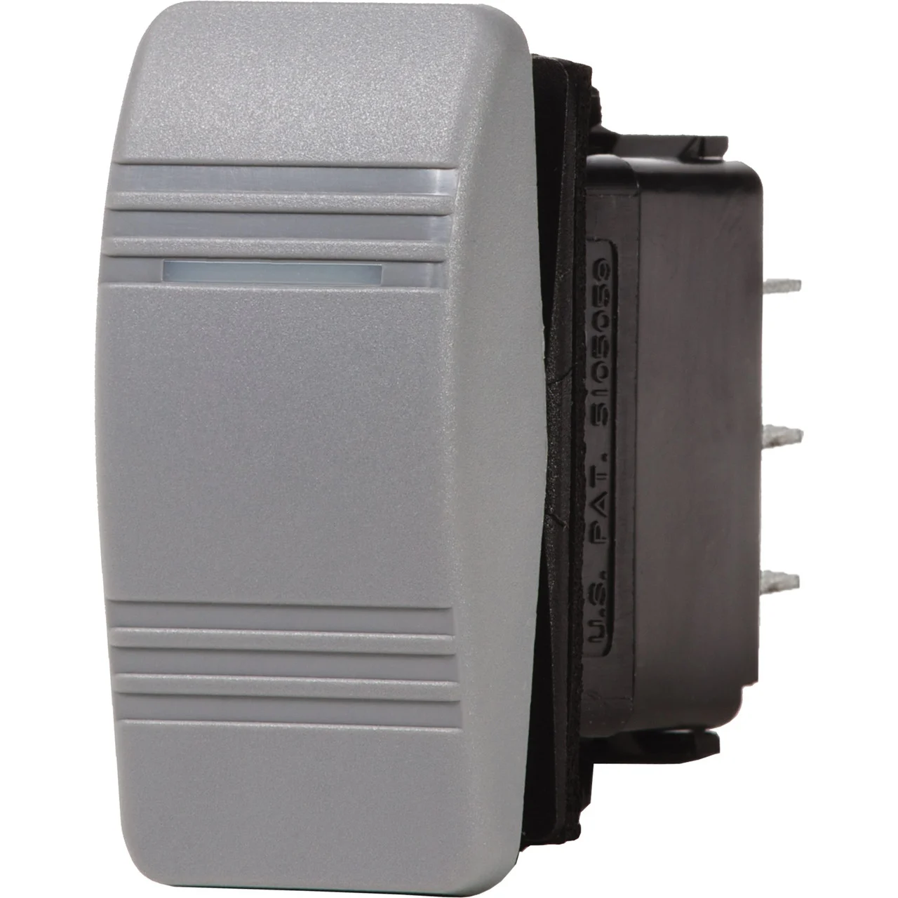 Blue Sea Systems 8230-BSS SPST Gray Contura Switch - Off/On - 8230-BSS