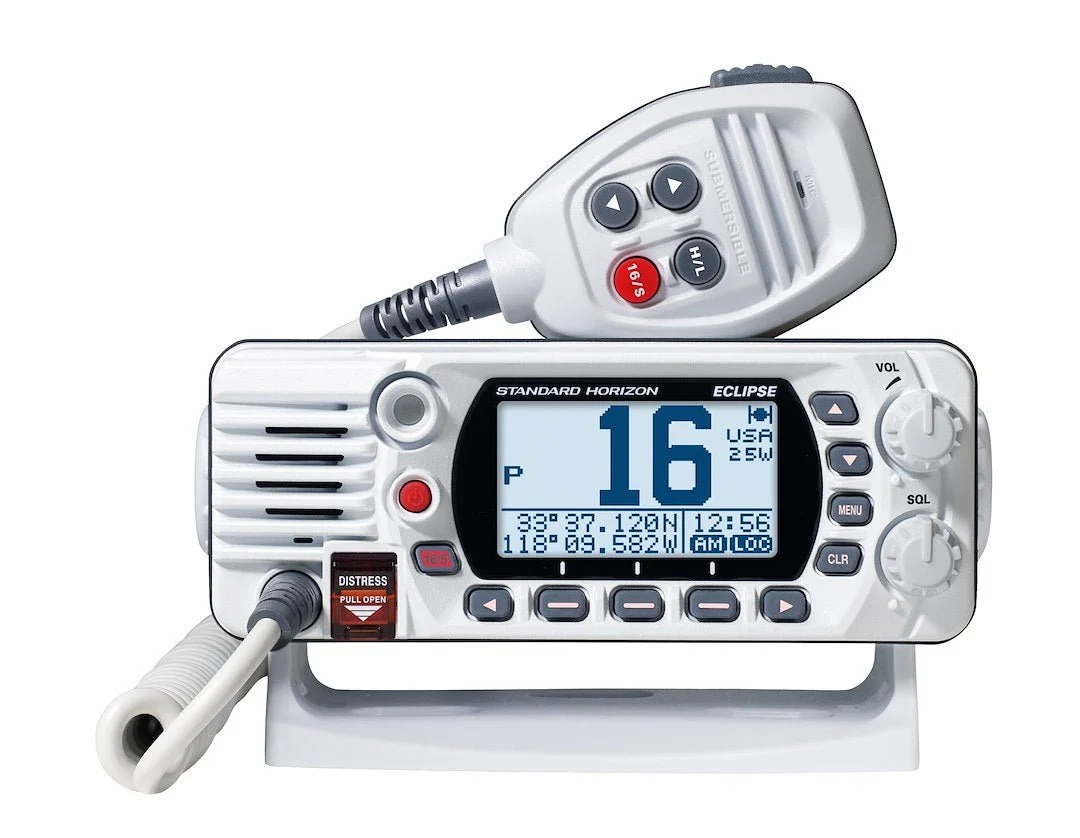 Standard VHF Basic W/GPS White – Marine Boat Replacement Part