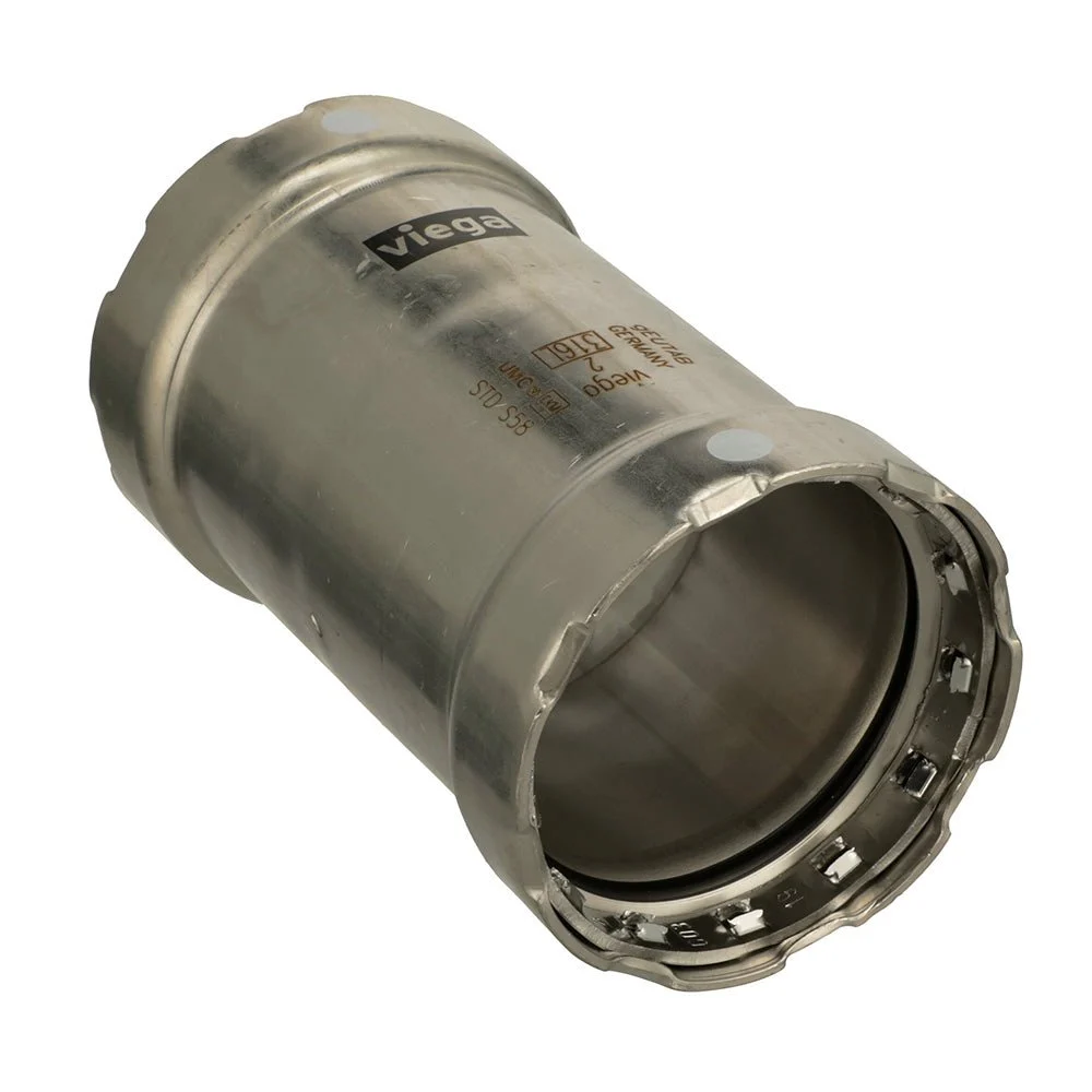 Viega MegaPress 316 FKM 1-1/2" Slip Coupling w/o Stop – Marine Boat Replacement Part