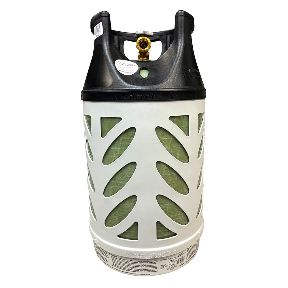 Viking Cylinders 22lb Vertical Fiberglass Composite LPG Cylinder w/Type 1 Valve - OPD, DOT, TC Approved – Marine Boat Replacement Part