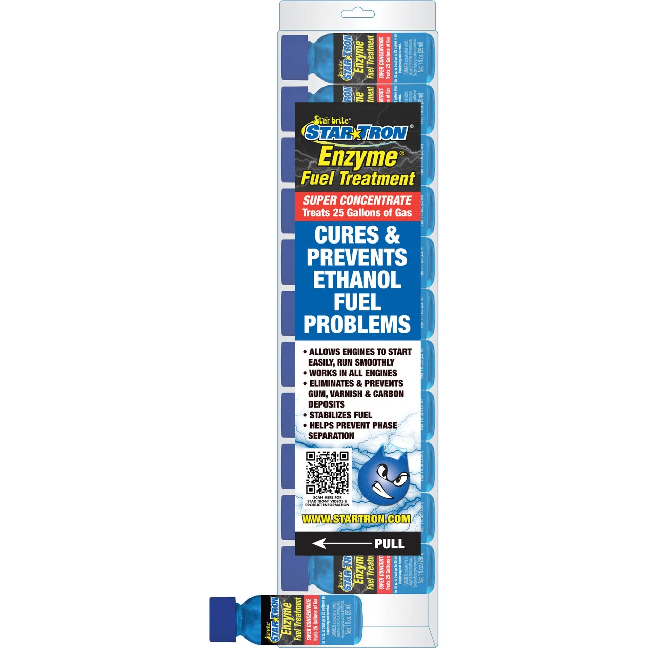 Star brite 14512 Star Tron Enzyme Fuel Treatment Super Concentrated 1 oz. - Counter Display, 12 Pack - 14512