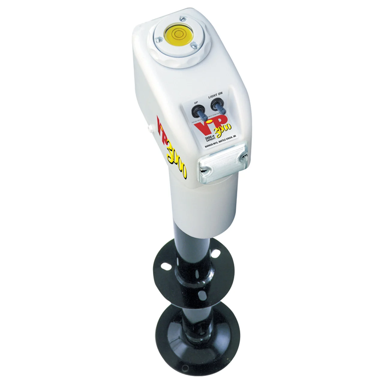 Barker 30826 VIP Power Jack - 3000 lb., 18" Stroke, White - 30826