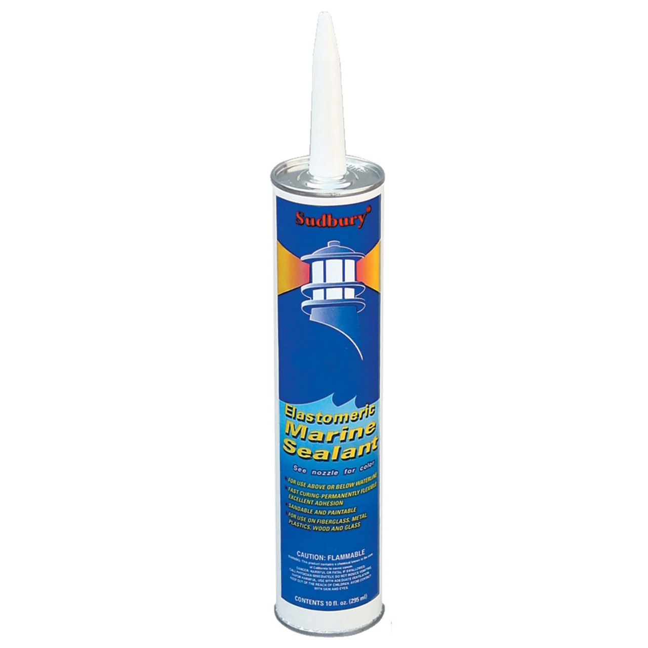 Sudbury 308 Elastomeric Marine Selant, Fish White - 10 oz. - 308