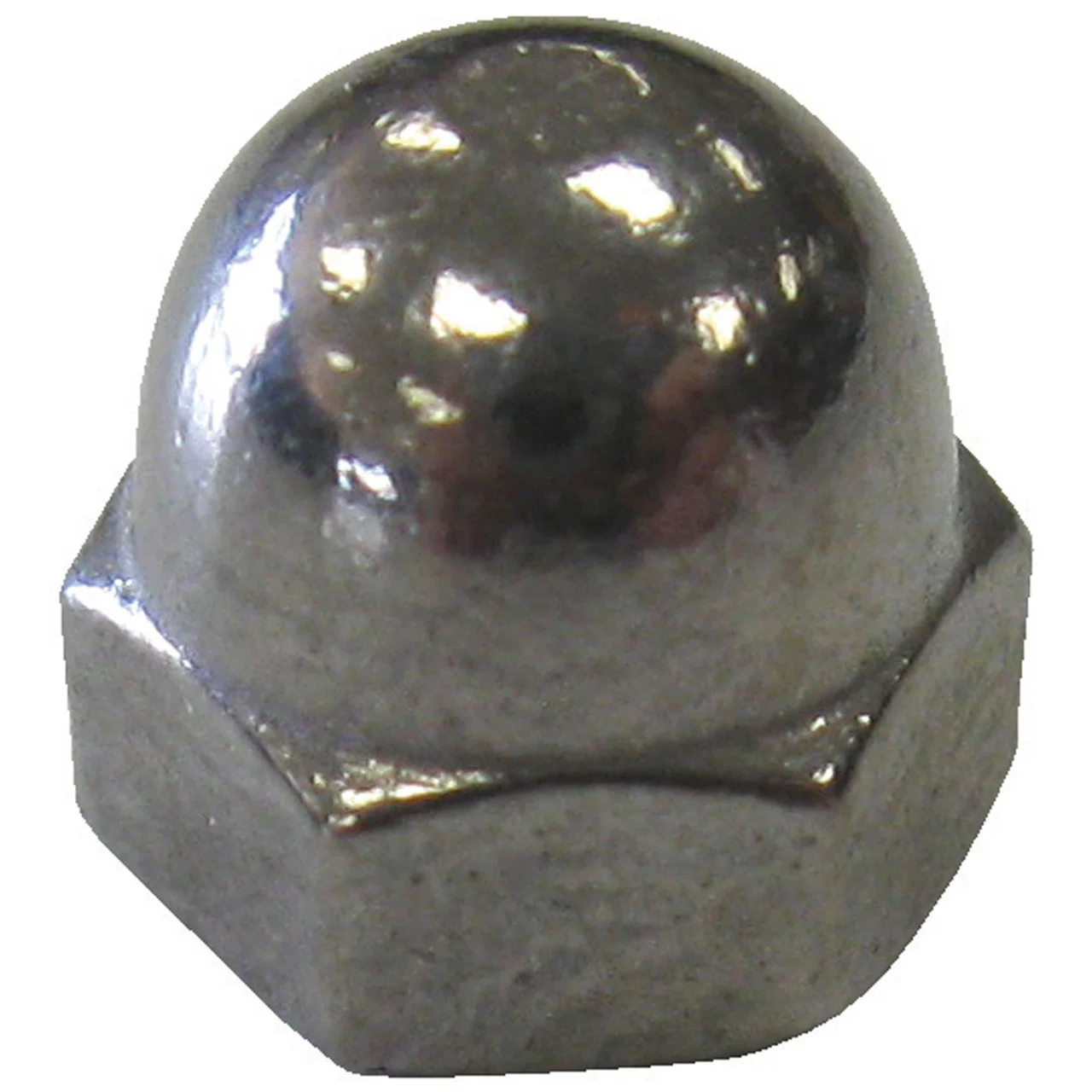 Handi-Man Marine B-014 Stainless Steel Cap Nuts Bulk, 100 Per Box - #1/4-20 - B-014