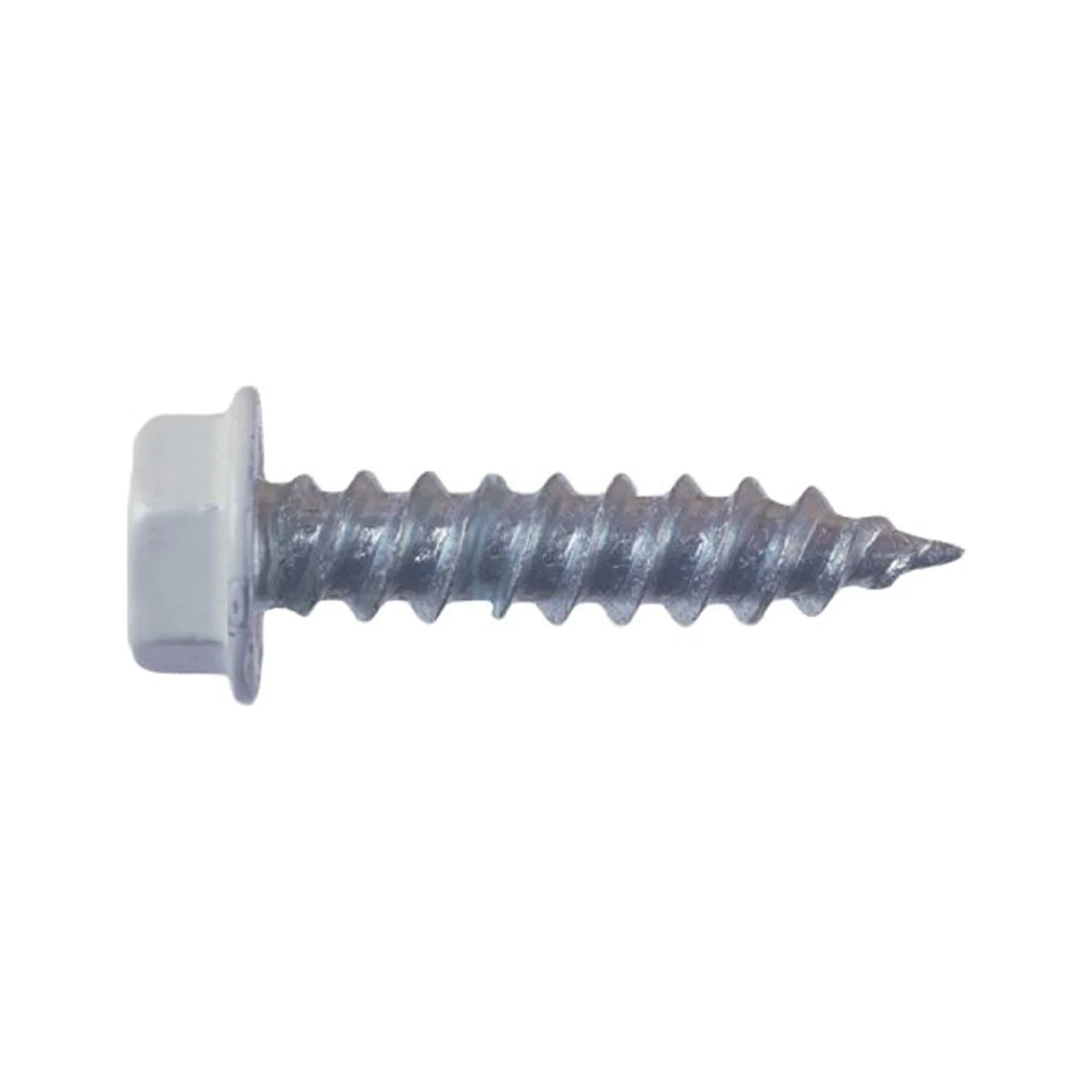 AP Products 012-TR50 W 8 X 1-1/4 MH/RV Unslotted Hex Washer Head Screw, Pack of 50 - 1-1/4", White - 012-TR50 W 8 X 1-1/4