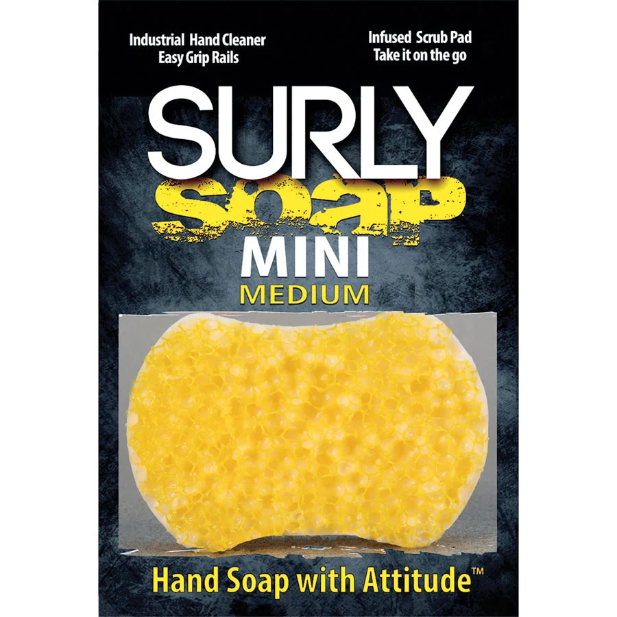 Surly Soap 14069 Medium Aggression Mini Bar Soap - Pack of 1 - 14069