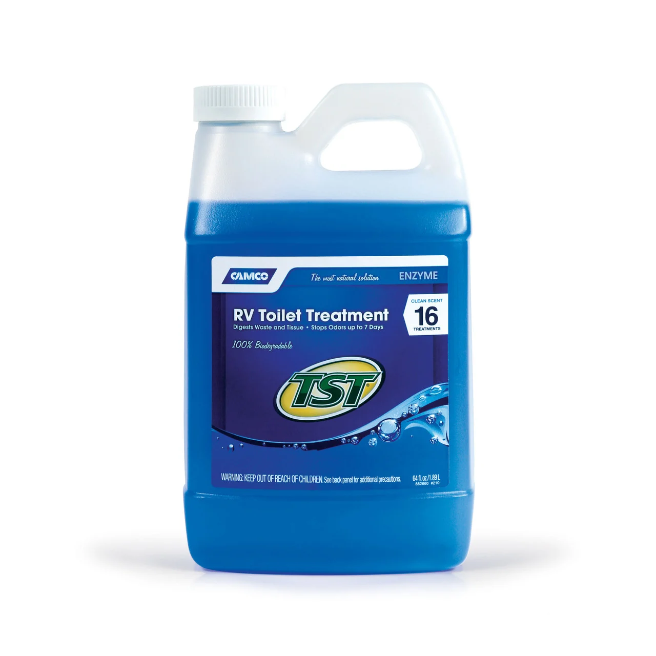 Camco 41506 Tst Blue Enzyme Toilet Treatment - 64 Oz. - 41506