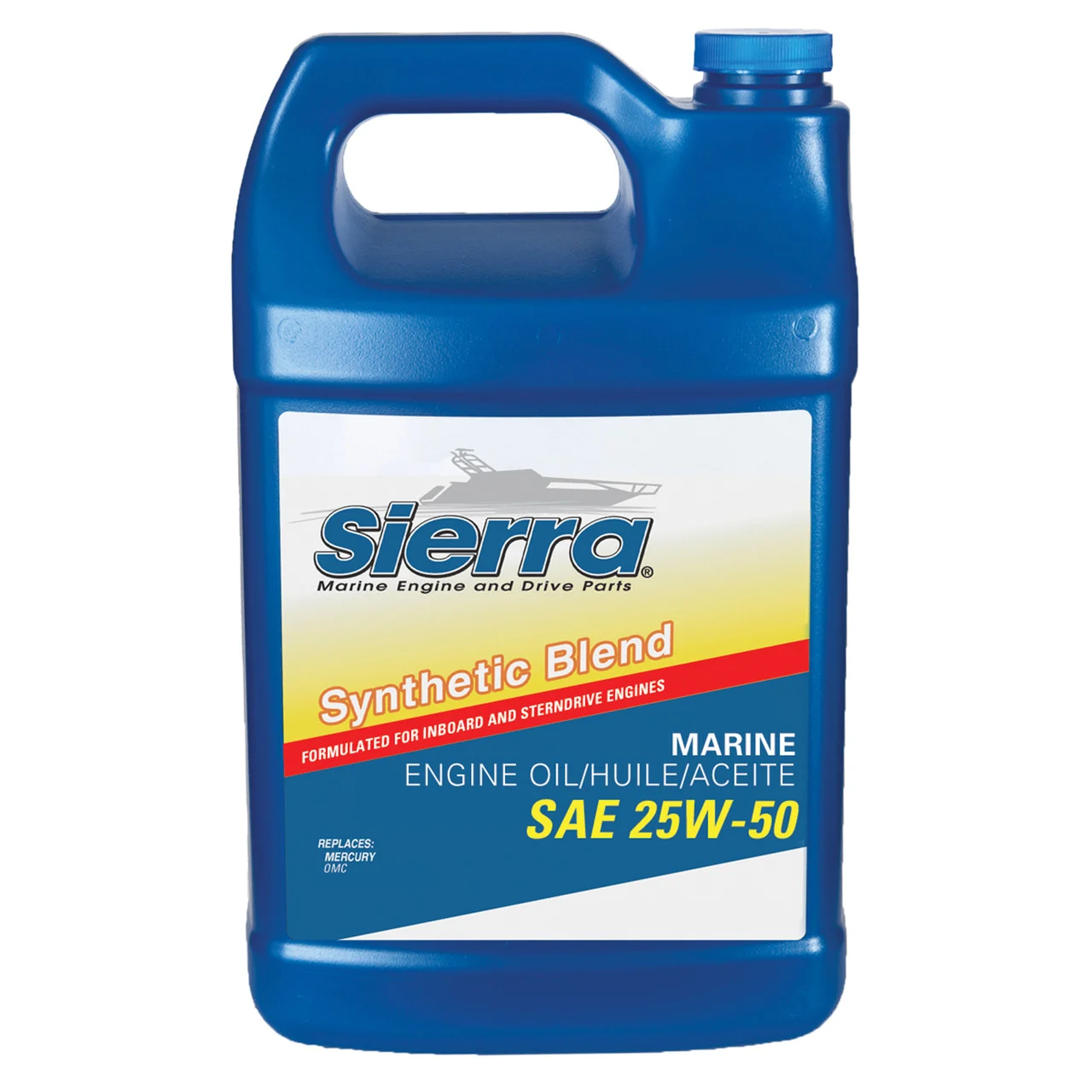 Sierra 18-9552-3 25W-50 FC-W Synthetic Blend Engine Oil - 4 Liter - 18-9552-3