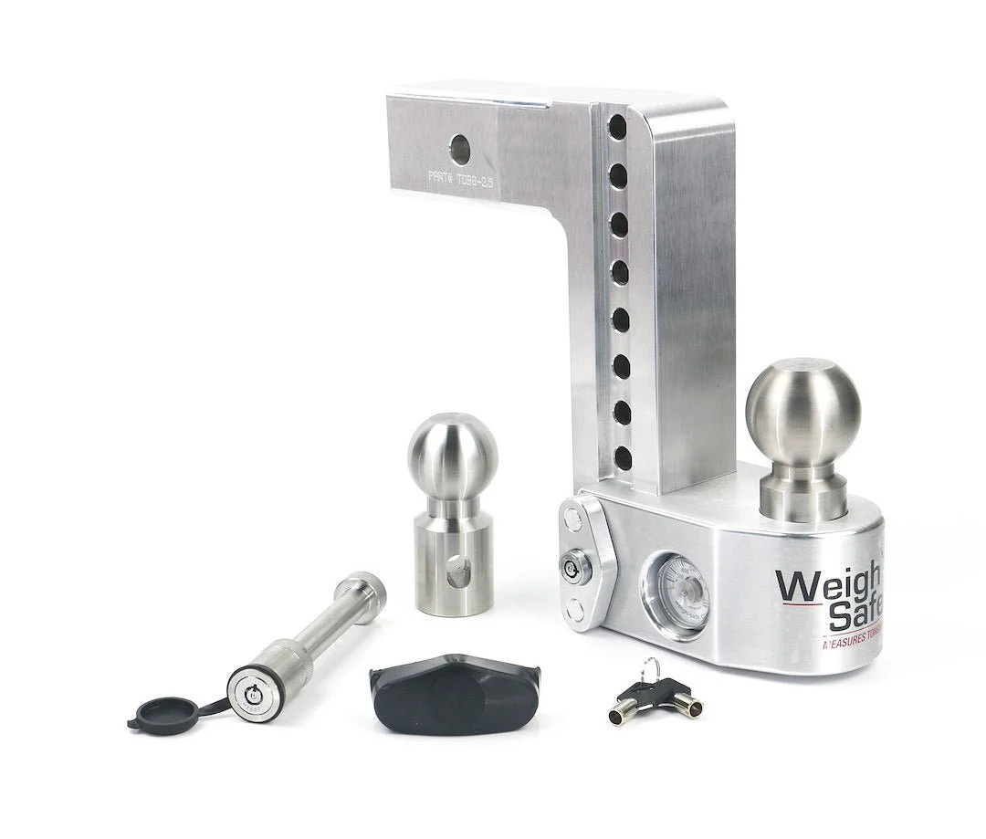 Weigh Safe 8' Drop Hitch W/ 2' Shan – Marine Boat Replacement Part