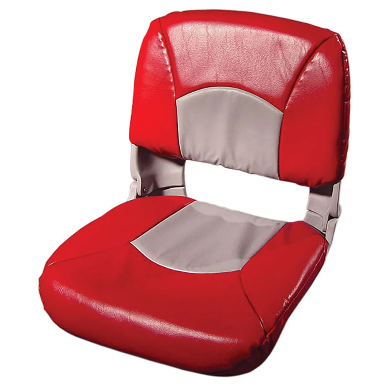 Tempress 45611 All-Weather High-Back Boat Seat - Red/Gray - 45611