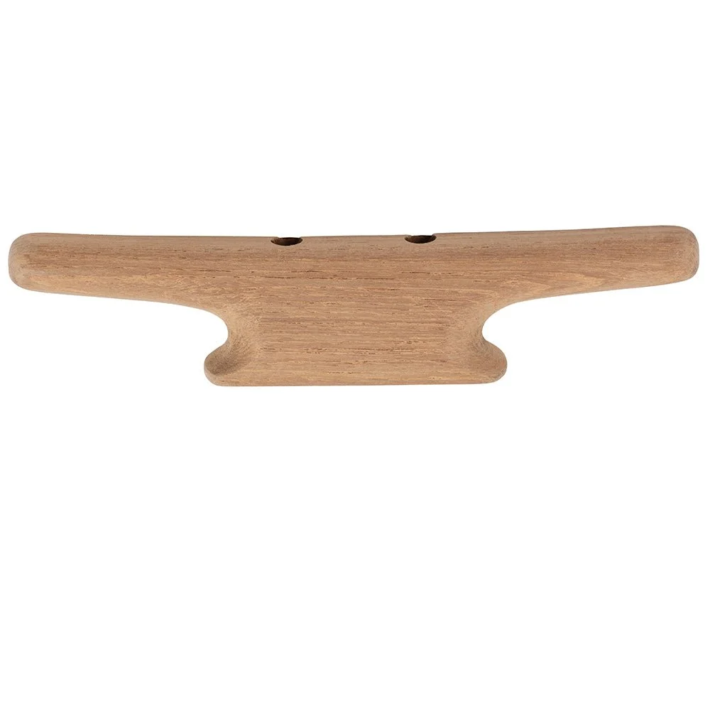 Whitecap 4" Cleat - Teak – Marine Boat Replacement Part