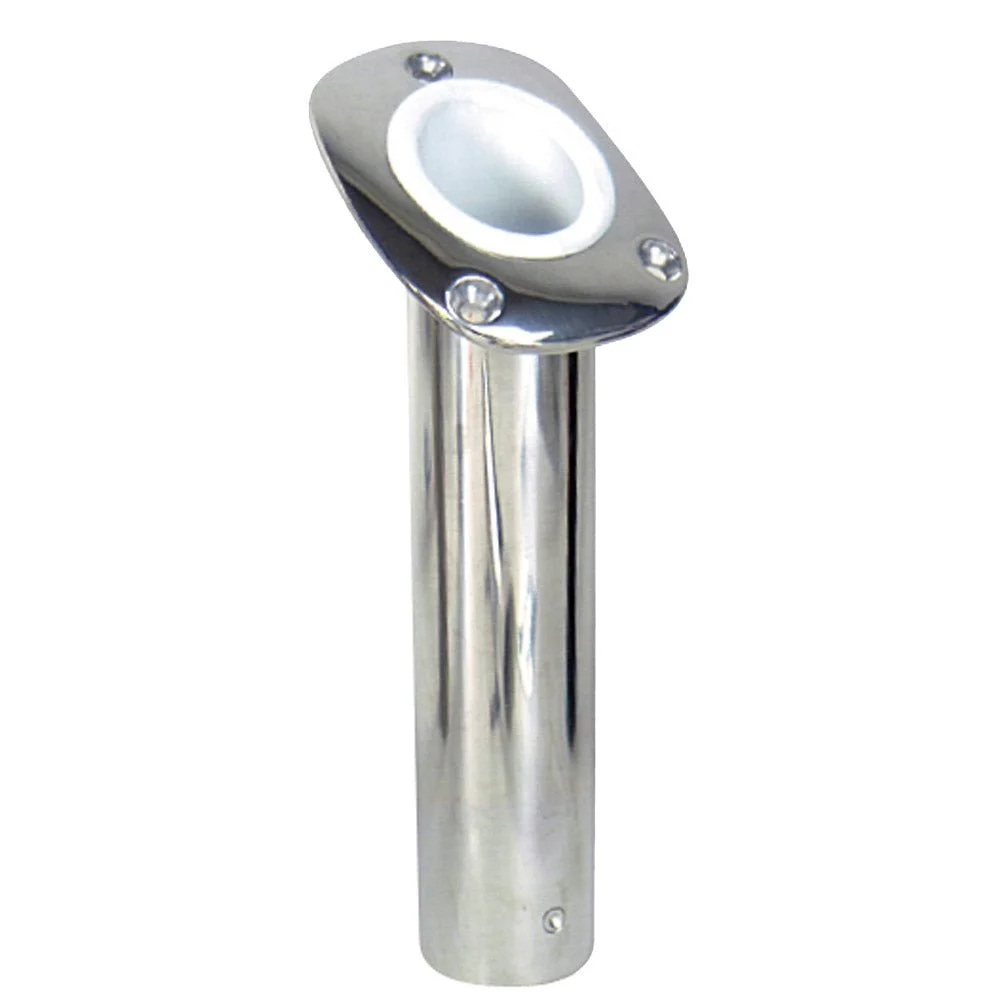 Whitecap Bluewater 30 Deg. Cast S.S. Flush Mount Rod Holder – Marine Boat Replacement Part