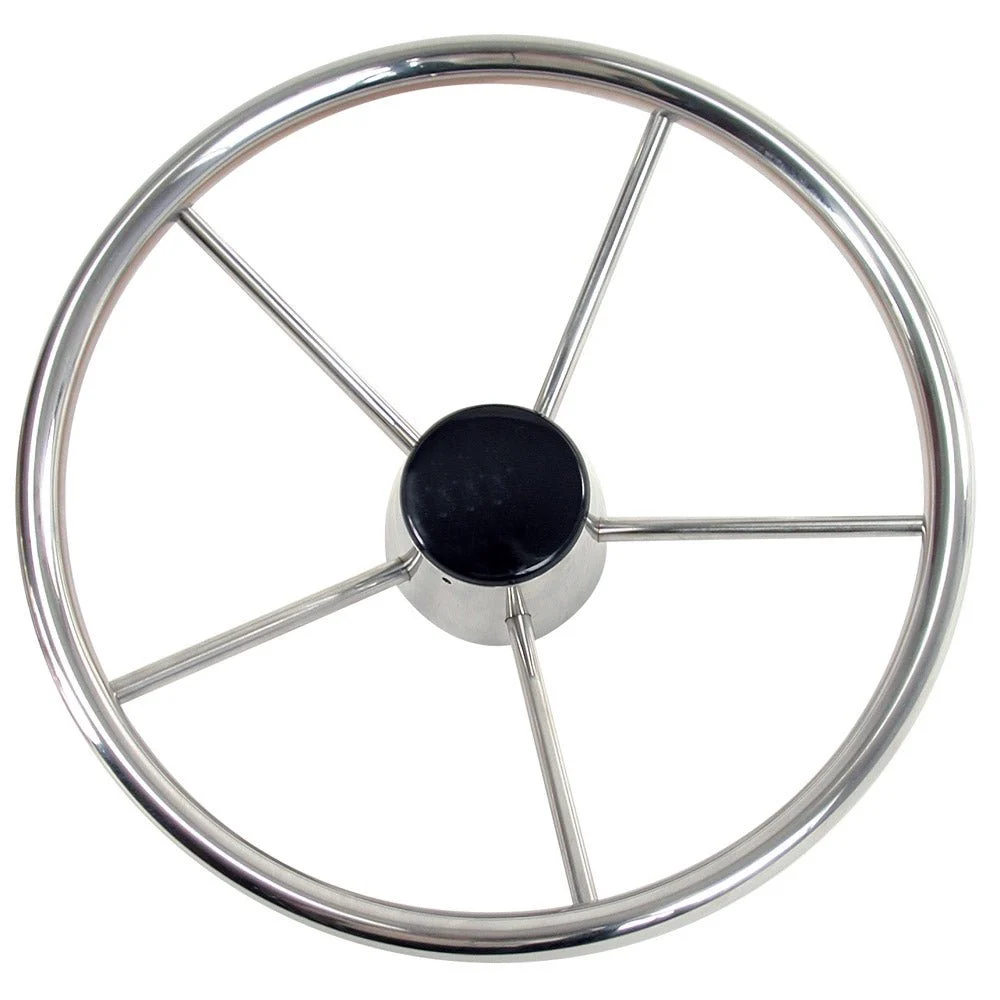 Whitecap Destroyer Steering Wheel - 13-1/2" Diameter – Marine Boat Replacement Part