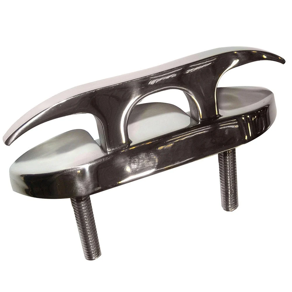 Whitecap Folding Cleat - Stainless Steel Studded - 6" – Marine Boat Replacement Part