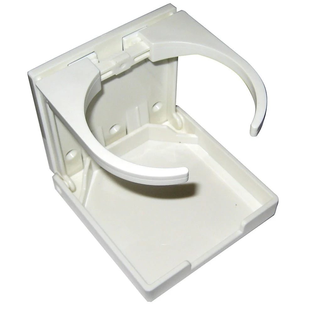 Whitecap Folding Drink Holder - White Nylon – Marine Boat Replacement Part
