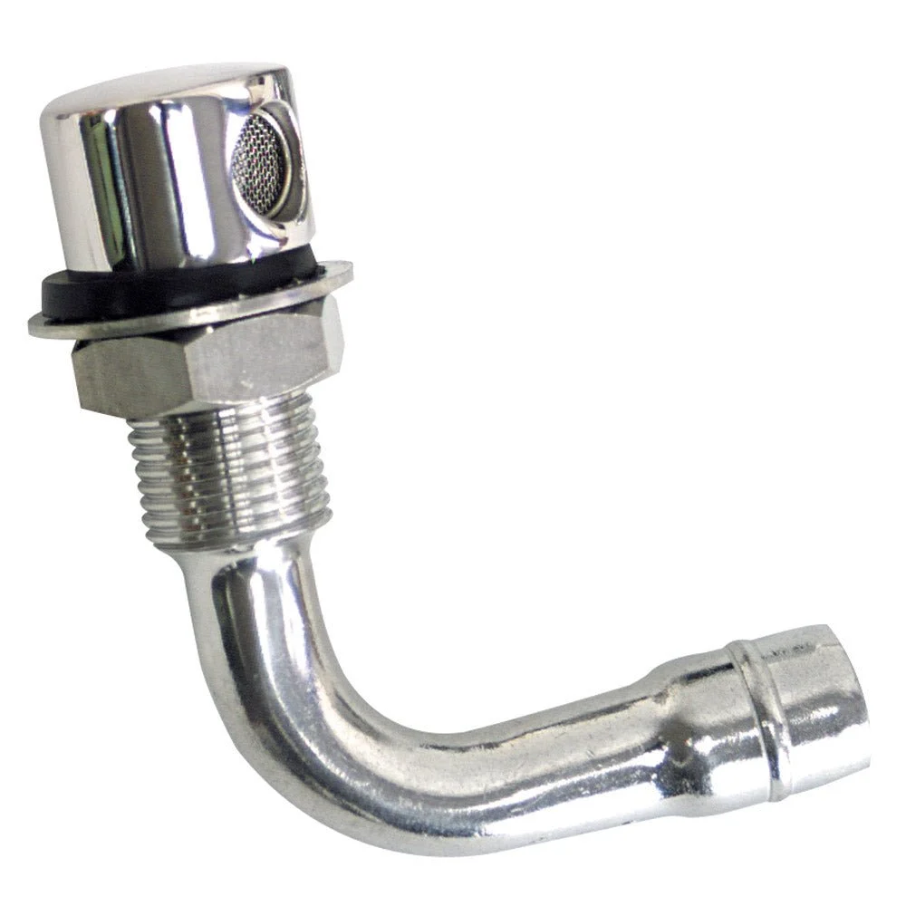 Whitecap Fuel Vent - Round Head, 90 Degree, 5/8" Hose – Boat Pump & Plumbing Part