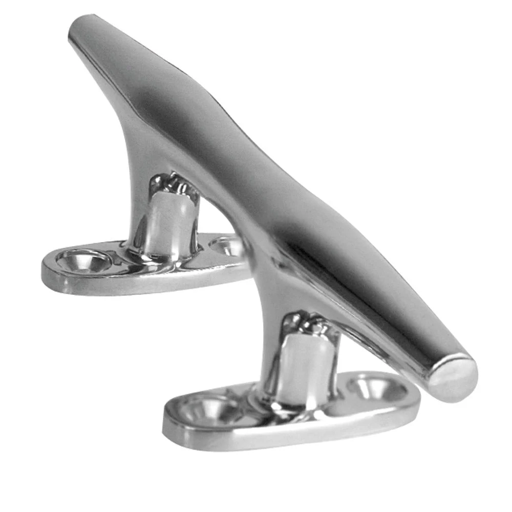 Whitecap Heavy Duty Hollow Base Stainless Steel Cleat - 10" – Marine Boat Replacement Part