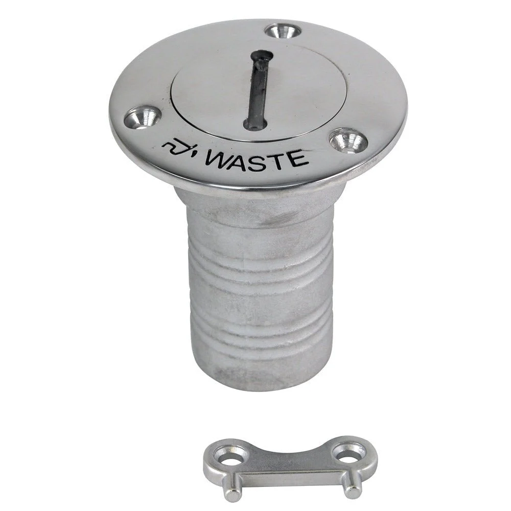 Whitecap Hose Deck Fill - 1-1/2" Hose Waste – Boat Pump & Plumbing Part