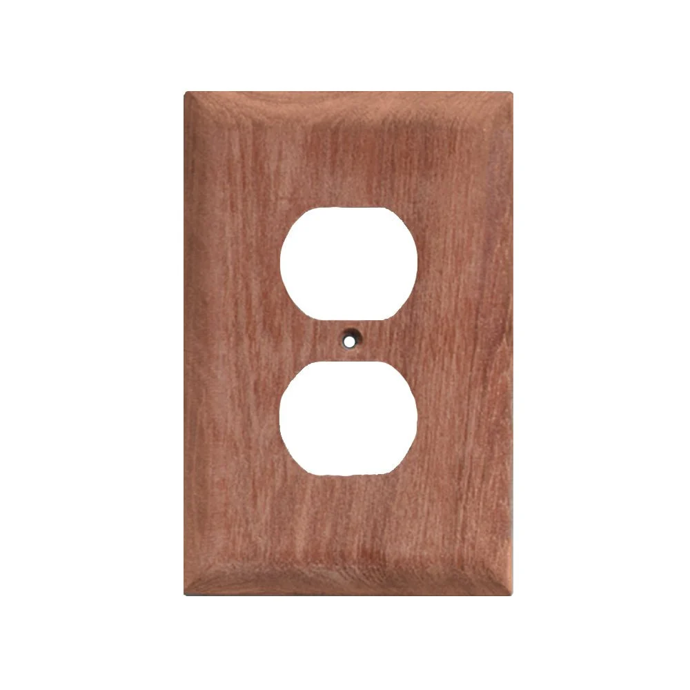 Whitecap Teak Outlet Cover/Receptacle Plate – Marine Boat Replacement Part