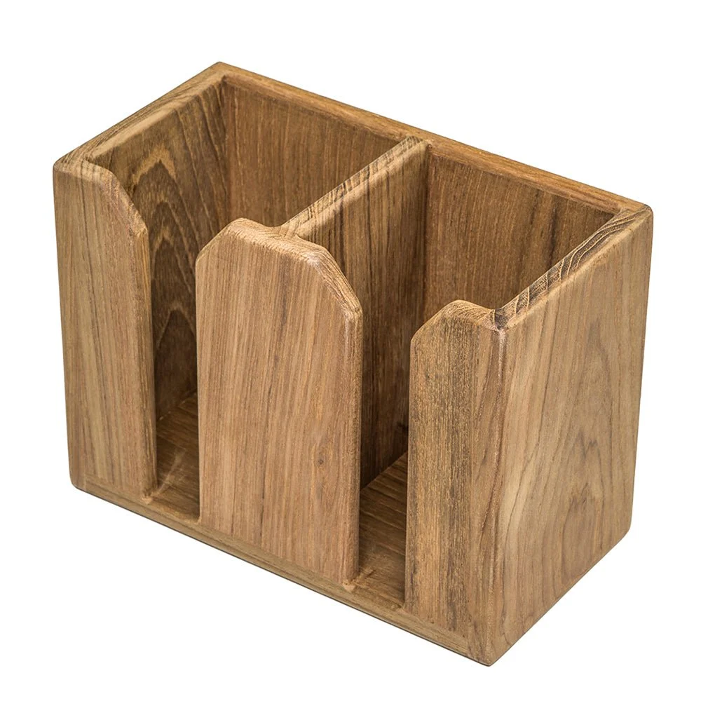 Whitecap Teak Two-Bottle Rack – Marine Boat Replacement Part