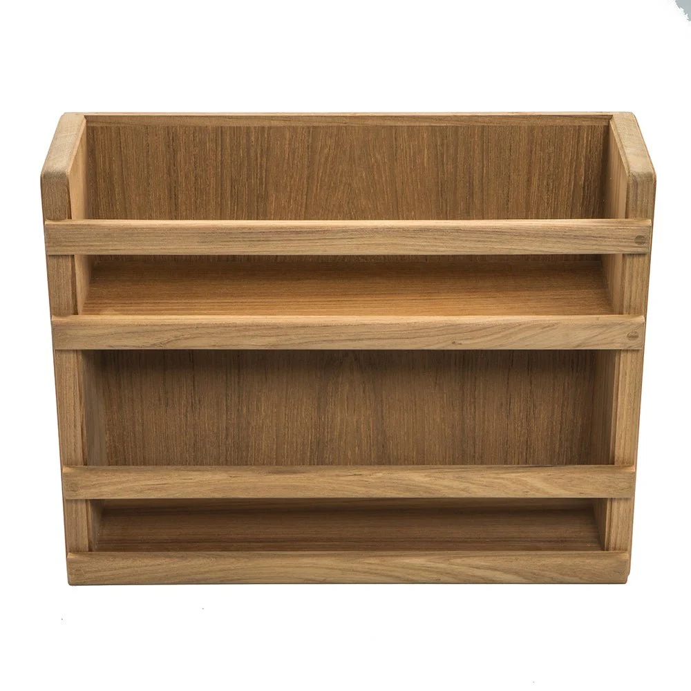 Whitecap Teak Two-Tier Spice Rack – Marine Boat Replacement Part