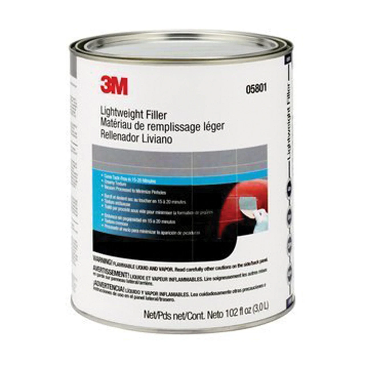 3M 05801 Lightweight Body Filler - Gallon - 7000045748