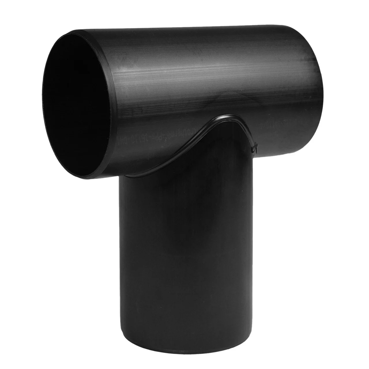 Centrotherm ISTT0220 InnoFlue Residential SW Black Termination Tee - 2" D - ISTT0220