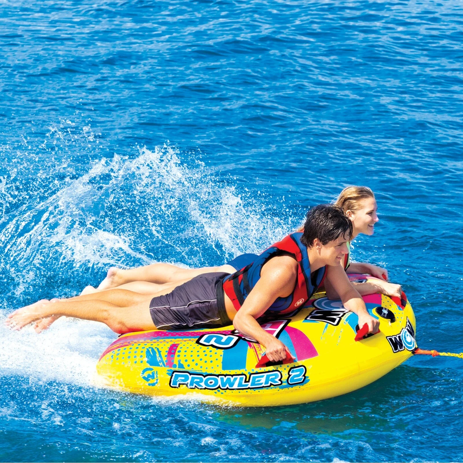 WOW Watersports Prowler 2P Starter kit w/12 v pump and 2K tow rope