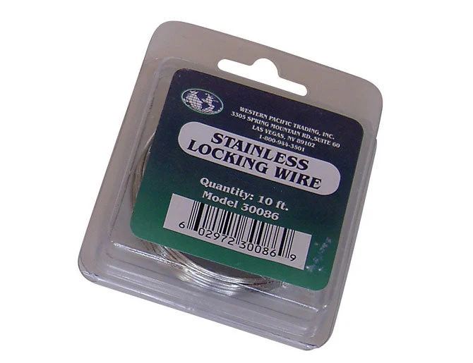 Western Pacific Stainless Steel Locking Wire .041 x 10'