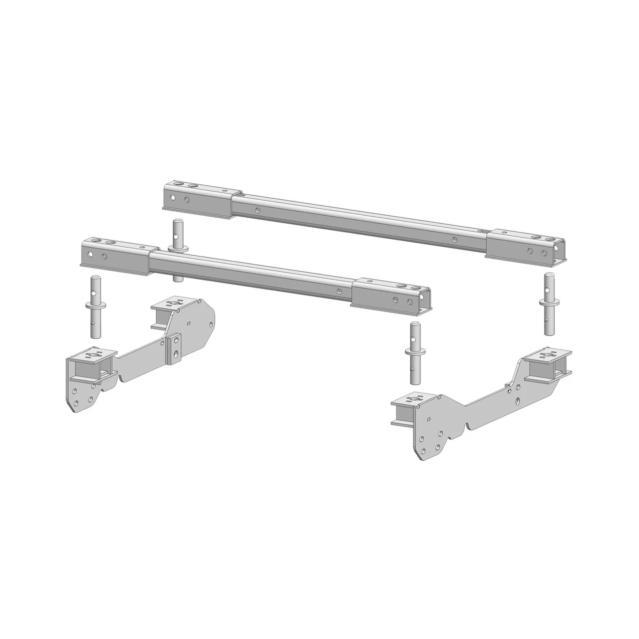 Pulliam Enterprises, Inc. 4423 Pullrite Superglide Superrail Mounting Kit - Chevy/gmc 2007-2012, 1500 (6-1/2' Bed, New Body Style) - 4423