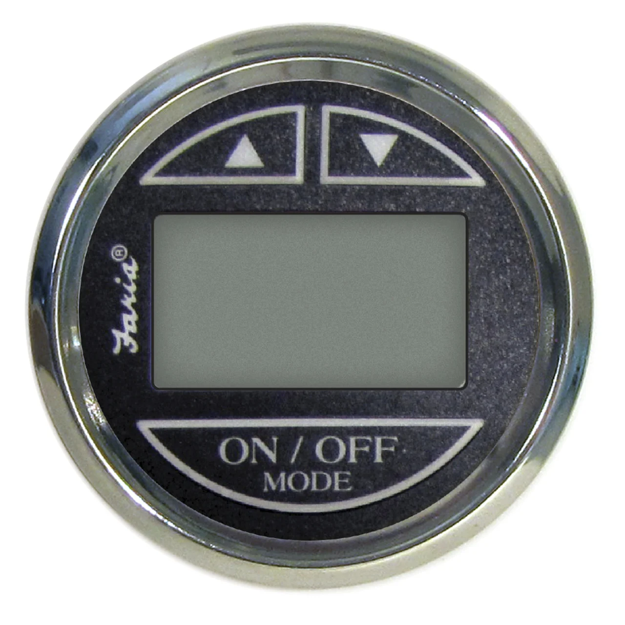 Faria 13751 Chesapeake Stainless Steel Depth Sounder (In-Hull Mounted Transducer) SN2010 - 2", Black - 13751
