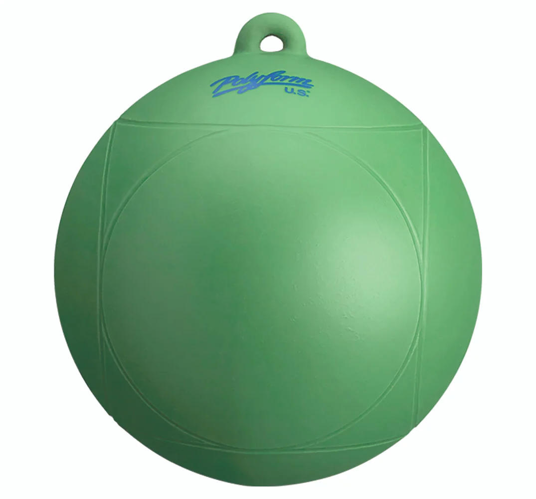 Polyform WS-1 GREEN WS Series Water Ski Buoy - 8" x 8.5", Green - WS-1 GREEN