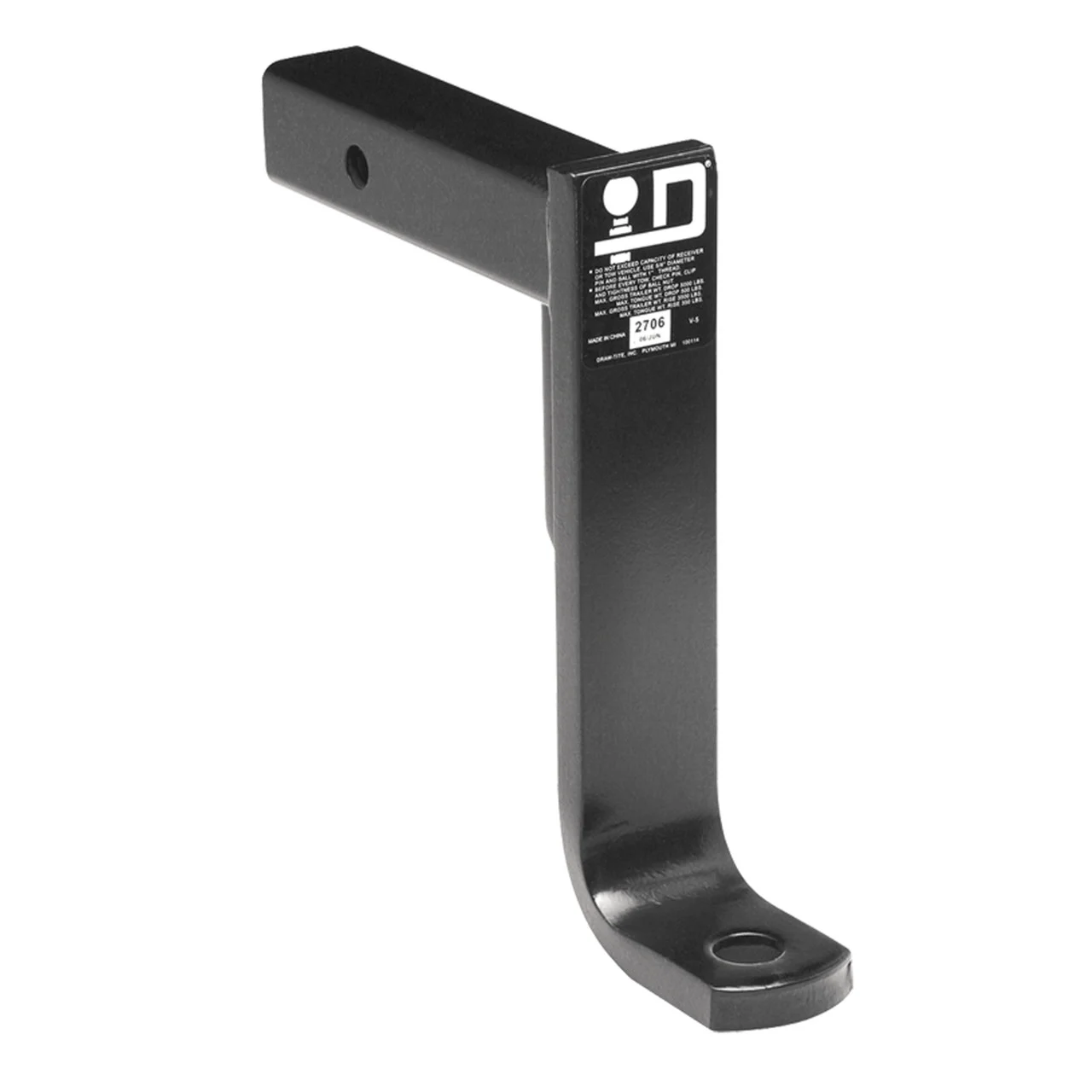 Reese 2706 Draw-Tite Class III Trailer Hitch Ball Mount - 9" X 11", 5000 Lbs. Or 9" X 9-34", 3,500 Lbs. - 2706