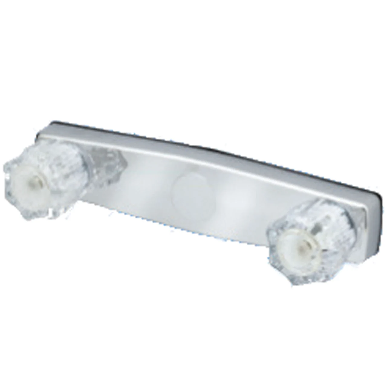 Empire Brass U-YJW59L RV Non-Metallic Chrome Shower Valve Kit with Crystal Handles 8" - Without Shower Kit - U-YJW59L