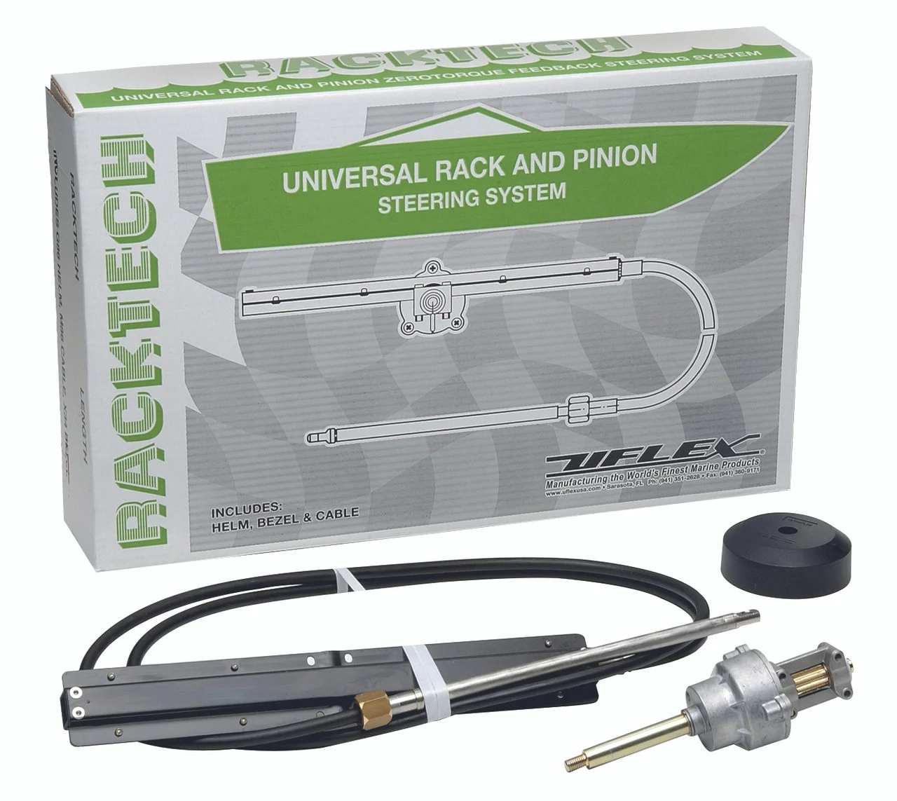 Uflex RACKTECH09 RackTech Rack Steering System - 9' Kit - RACKTECH09