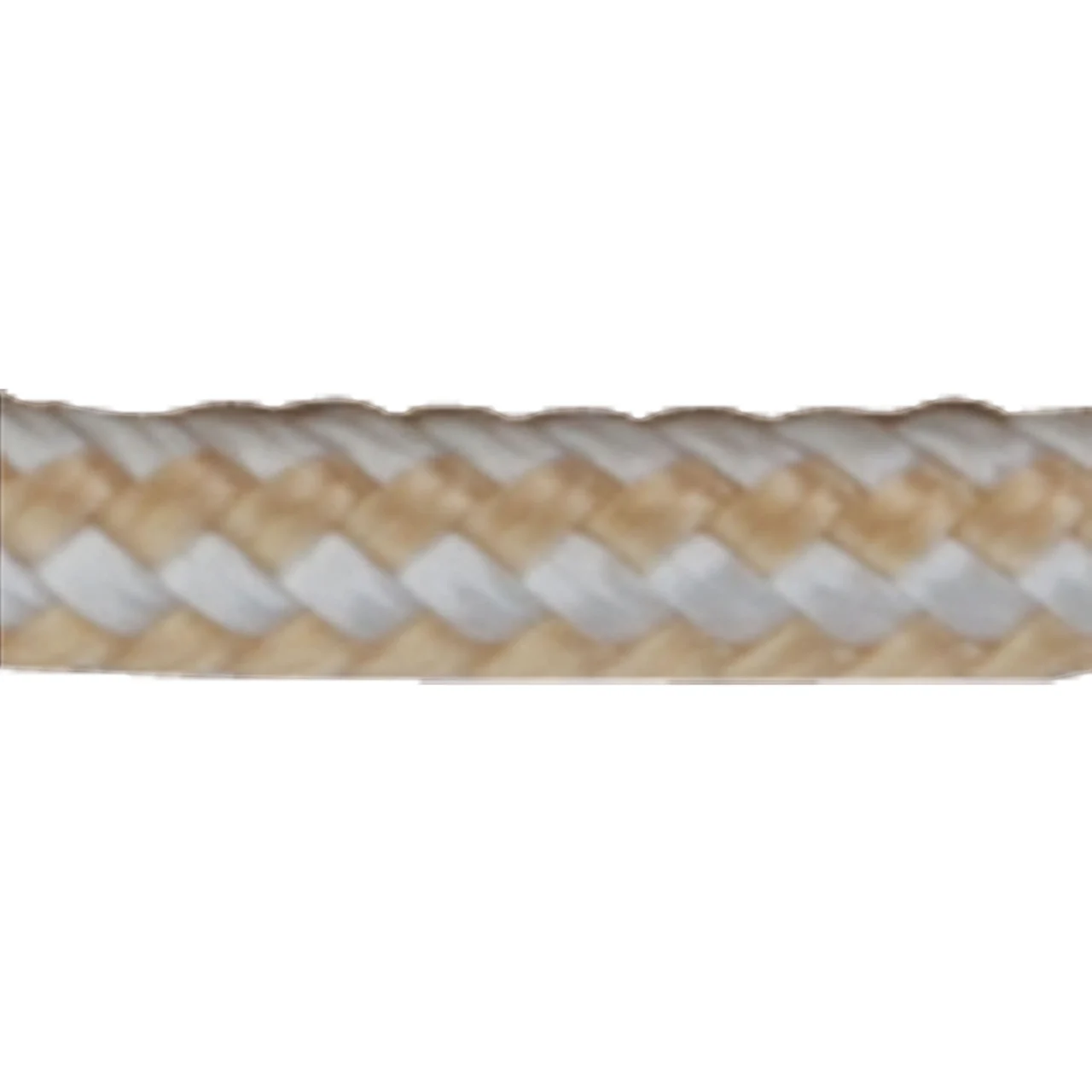 Sea-Dog 302106600G/W Double Braided Nylon Rope Spool - 1/4" x 600', Gold/White - 302106600G/W