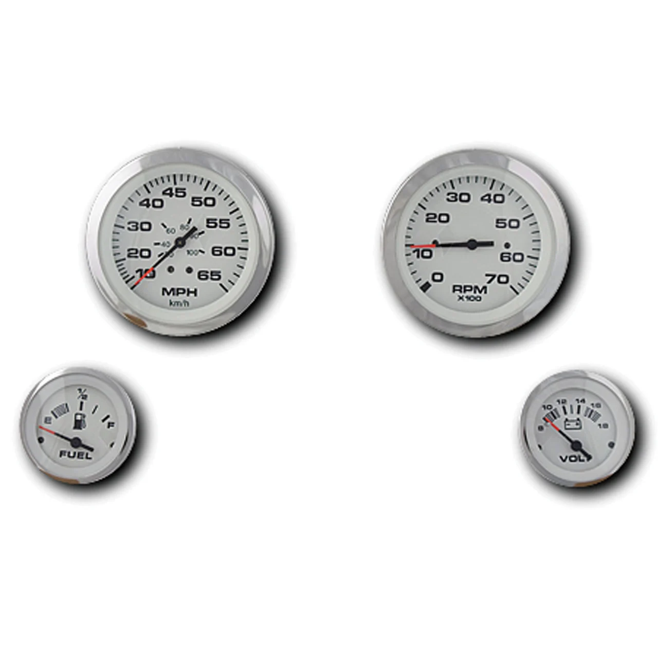 Sierra 67669P Lido Pro Outboard Instrument Set - 4 Gauge - 67669P
